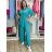 Buttoned Dress with Buttoned Ladies (uni s-m) ITALIAN FASHION IM2203948 M/L/XL light mint