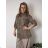 Women's Oversized Knitted Long Sleeve Sweater (S/M ONE SIZE) ITALIAN FASHION IMSN2416125