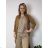 Women's thin spring long sleeve jacket (S/M ONE SIZE) ITALIAN FASHION IMD24025/DUR