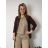 Women's thin spring long sleeve jacket (S/M ONE SIZE) ITALIAN FASHION IMD24025/DUR