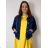 Women's denim jeans jacket MOON (S-2xl) MOON GIRL MOG26GY1158 4XL dark blue