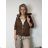 Women's Oversized Knitted Long Sleeve Sweater (S/M ONE SIZE) ITALIAN FASHION IMSN2416125  beige