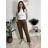 Summer dress oval short sleeve women's oversized (50/52/54 ONE SIZE) ITALIAN FASHION IM425011