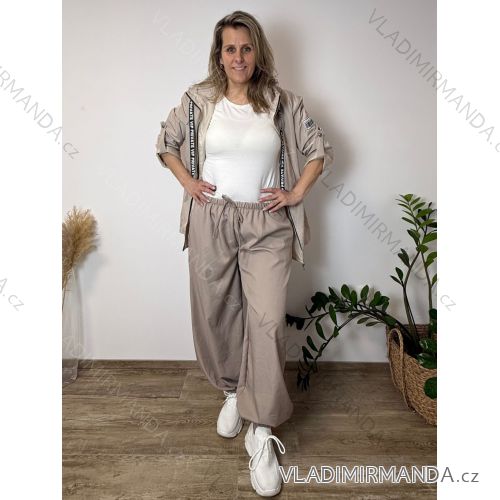 Women's summer pants oversized (46/48/50 ONE SIZE) ITALIAN FASHION IMC26076