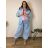 Women's summer pants oversized (46/48/50 ONE SIZE) ITALIAN FASHION IMC26076