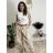 Women's Elegant Oversize Long Sweatpants (S/M/L ONE SIZE) ITALIAN FASHION IMD23634 beige M/L/XL