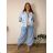 Women's Oversized Knitted Long Sleeve Sweater (S/M ONE SIZE) ITALIAN FASHION IMSN2416125