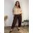 Women's Long Chiffon Short Sleeve Dress (S/M ONE SIZE) ITALIAN FASHION IMWGS231048