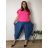 Elegant trousers with belt for women (S/M/L ONE SIZE) ITALIAN FASHION IM425057