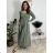 Women's casual summer short sleeve dress VIOLA (S/M/L ONE SIZE) ITALIAN FASHION IMSM25022