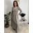 Women's casual summer short sleeve dress VIOLA (S/M/L ONE SIZE) ITALIAN FASHION IMSM25022