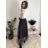 Women's Medium Length Skirt (S/M ONE SIZE) ITALIAN FASHION IMM23HG3154