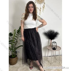 Women's Medium Length Skirt (S/M ONE SIZE) ITALIAN FASHION IMM23HG3154