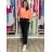 Summer dress oval short sleeve women's oversized (50/52/54 ONE SIZE) ITALIAN FASHION IM426009/DUR 44/46/48 black