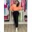 Summer dress oval short sleeve women's oversized (50/52/54 ONE SIZE) ITALIAN FASHION IM426009/DUR 44/46/48 black