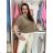 Women's Elegant Oversize Long Sweatpants (S/M/L ONE SIZE) ITALIAN FASHION IMD23634 S / M / L žlutá