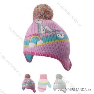 Set winter hat + baby gloves (48-50) YO! CZ-136
