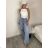 Women's wide-leg jeans, long, oversized (38-48) GOODIES GOD253848