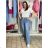Women's long jeans with belt (XS-XL) MOG25096R