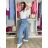 Women's long jeans with belt (XS-XL) MOG25096R