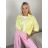 Women's Long Sleeve Jacket (S/M ONE SIZE) ITALIAN FASHION IMWB232761 S / M / L žlutá