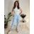Summer dress oval short sleeve women's oversized (50/52/54 ONE SIZE) ITALIAN FASHION IM425011