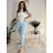 Summer dress oval short sleeve women's oversized (50/52/54 ONE SIZE) ITALIAN FASHION IM425011 S / M / L žlutá