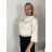 Women's 3/4 Long Sleeve Knitted Sweater (S/M/L ONE SIZE) ITALIAN FASHION IMM24M5986-1 -   white -   S/M/L