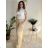 Šaty elegantní košilové dlouhý rukáv dámské (S/M ONE SIZE) ITALSKÁ MÓDA IMWY21734