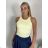 Women's summer top (UNI S / M) ITALIAN FASHION IMM20396 XS/S/M white