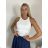Women's summer top (UNI S / M) ITALIAN FASHION IMM20396 XS/S/M white
