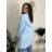 Women's Oversized Knitted Long Sleeve Sweater (S/M ONE SIZE) ITALIAN FASHION IMSN2416125