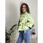 Women's Oversized Knitted Long Sleeve Sweater (S/M ONE SIZE) ITALIAN FASHION IMSN2416125