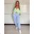 Women's Elegant Oversize Long Sweatpants (S/M/L ONE SIZE) ITALIAN FASHION IMD23634