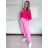 Women's Elegant Oversize Long Sweatpants (S/M/L ONE SIZE) ITALIAN FASHION IMD23634