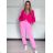 Women's Elegant Oversize Long Sweatpants (S/M/L ONE SIZE) ITALIAN FASHION IMD23634