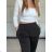 Women's Elegant Oversize Long Sweatpants (S/M/L ONE SIZE) ITALIAN FASHION IMD23634