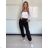 Women's Elegant Oversize Long Sweatpants (S/M/L ONE SIZE) ITALIAN FASHION IMD23634