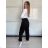Women's Elegant Oversize Long Sweatpants (S/M/L ONE SIZE) ITALIAN FASHION IMD23634