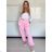 Women's Elegant Oversize Long Sweatpants (S/M/L ONE SIZE) ITALIAN FASHION IMD23634