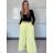 Women's Long Pants (S/M ONE SIZE) ITALIAN FASHION IMPDY23LC5918 S / M / L žlutá