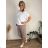Summer dress oval short sleeve women's oversized (50/52/54 ONE SIZE) ITALIAN FASHION IM425011