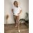 Summer dress oval short sleeve women's oversized (50/52/54 ONE SIZE) ITALIAN FASHION IM425011