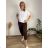 Summer dress oval short sleeve women's oversized (50/52/54 ONE SIZE) ITALIAN FASHION IM425011