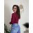 Women's Stand Collar Long Sleeve Knitted Sweater (S/M ONE SIZE) ITALIAN FASHION IMPLI228596 S / M black