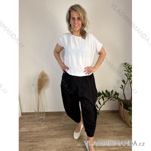 Women's Oversized Knitted Long Sleeve Sweater (S/M ONE SIZE) ITALIAN FASHION IMSN2416125