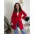 Women's Plus Size Fluffy Long Sleeve Coat (XL/2XL ONE SIZE) ITALIAN FASHION IMC23303 XL black