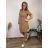 Women's Oversized Knitted Long Sleeve Sweater (S/M ONE SIZE) ITALIAN FASHION IMSN2416125