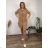 Women's Oversized Knitted Long Sleeve Sweater (S/M ONE SIZE) ITALIAN FASHION IMSN2416125