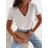 Short summer dress short sleeve women's oversized (40/42/44 ONE SIZE) ITALIAN FASHION IMD25022 S / M / L white